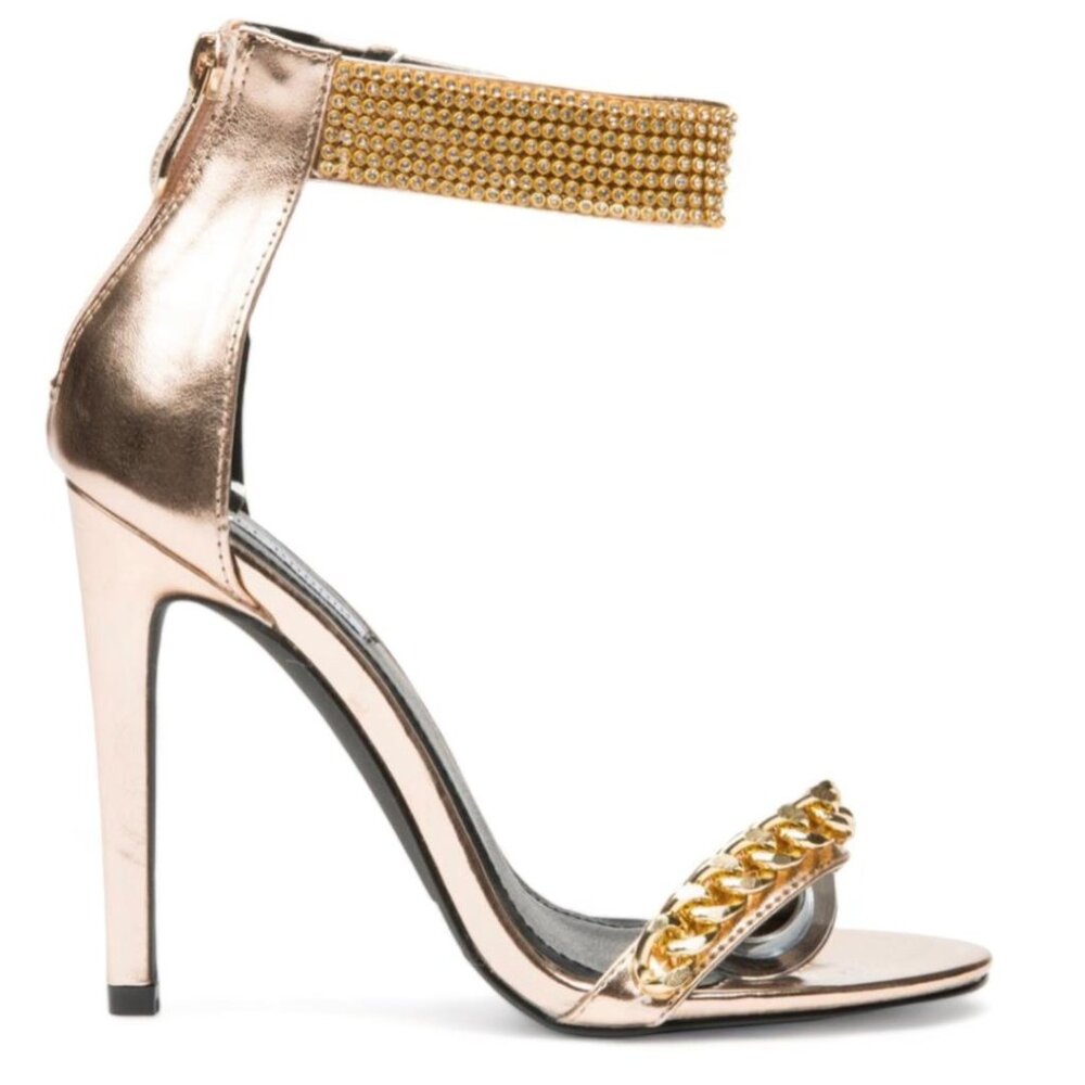 New Cape Robbin Gold Metallic Heels